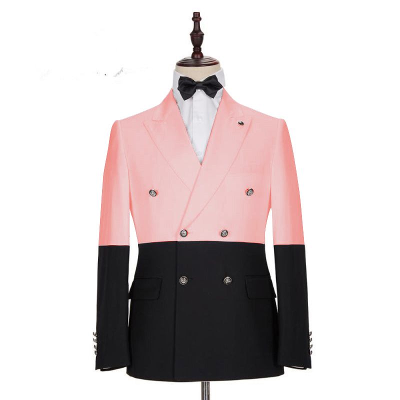 Groom Double Breasted Pink Blazer - On Sale Now!