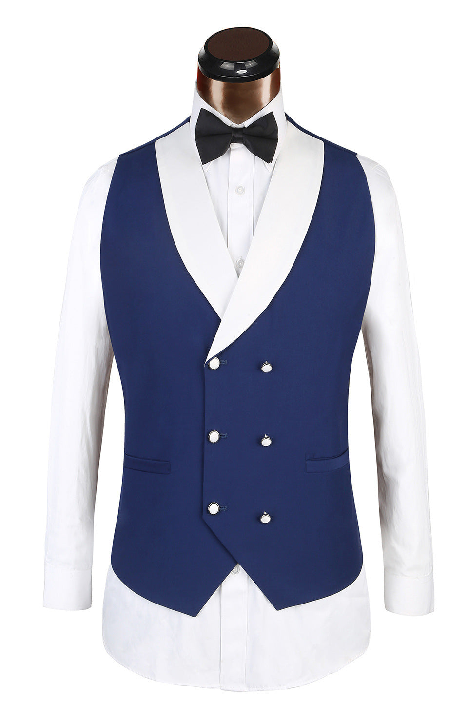 Elegant 3-Piece White Lapel Suit for Groom 2022