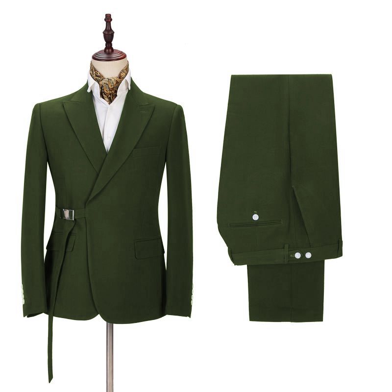 New Arrive Custom Classic Business Prom Suit for Men with Peaked Lapel