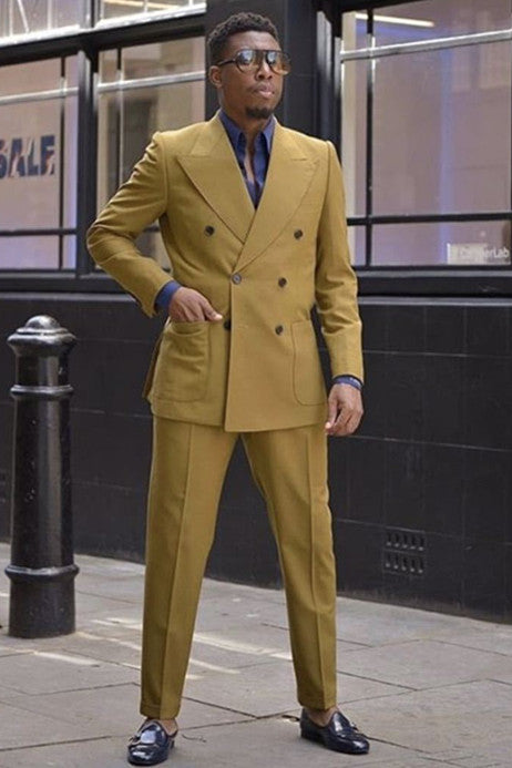 New Arrive Beste Fited Peaked Laple Homecoming Suits with Double Breasted