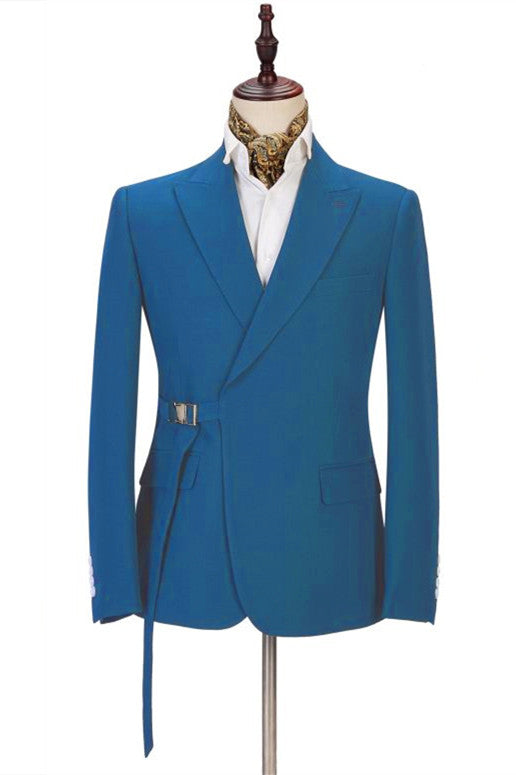 Best Fited Designer Wedding Suits for Men with Peaked Lapel Slim Fit Prom Outfits