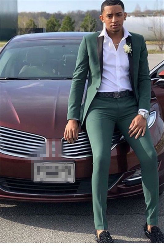New Arrive Bespoke Dark Green Party Prom Suit for Men