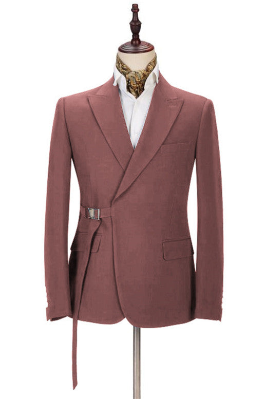 Stylish Peaked Lapel Groom & Groomsmen Suits 2 Piece Set
