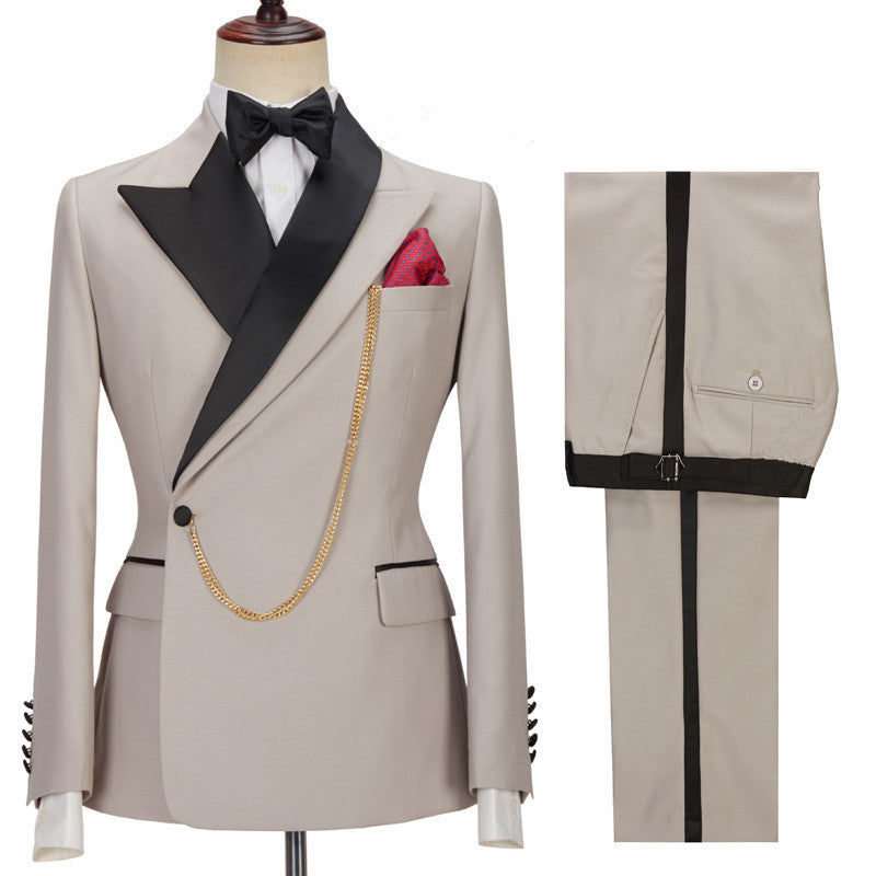 David Beckham Royal Wedding Suit with Peaked Lapel - Glamorus Style