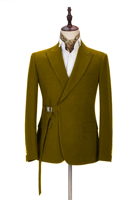 Morden 2 Pieces Formal Dinner Suit for Men with Peaked Lapel