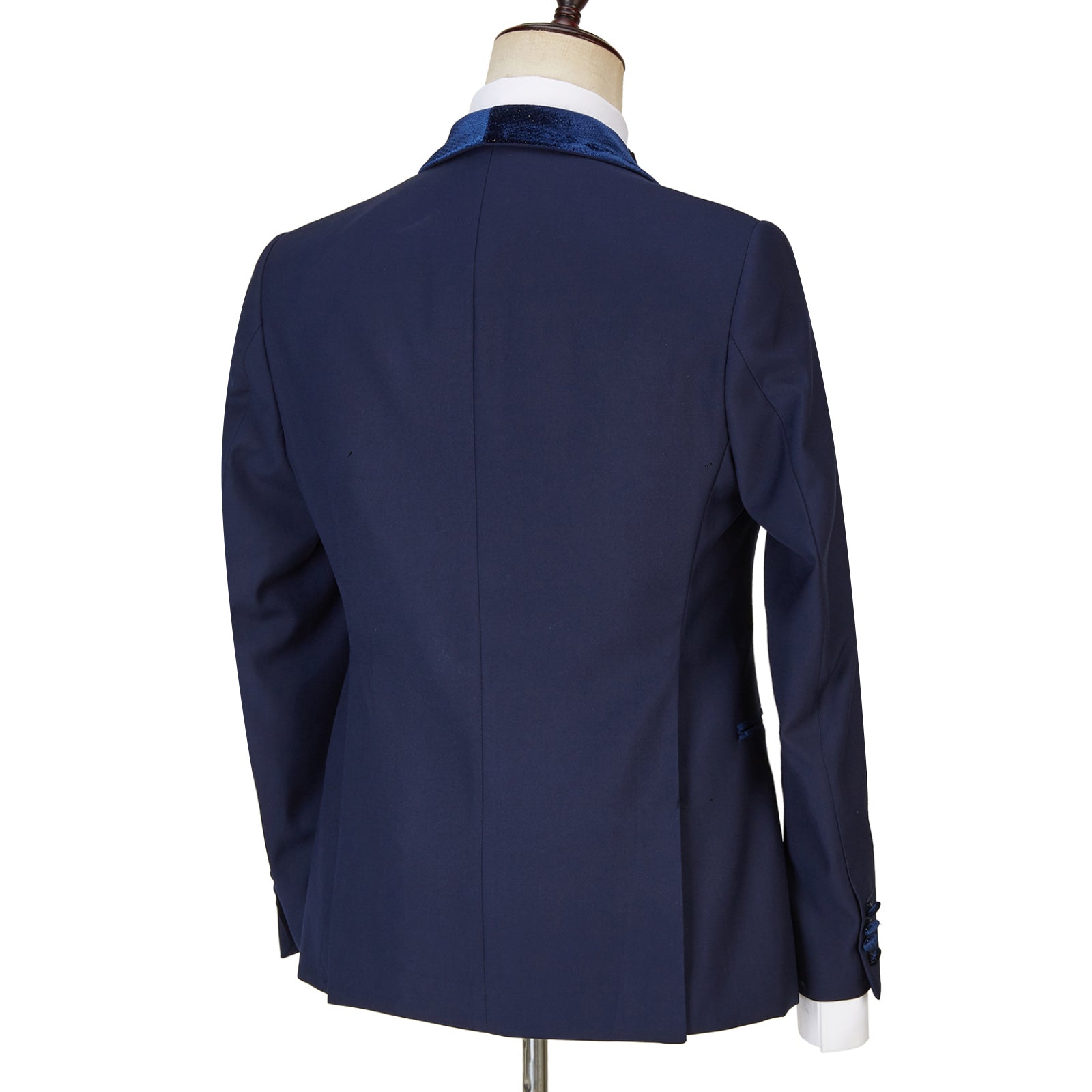 Dylan's Latest Design Navy Blue Best Fitted Three Piece Sparkle Men Suits