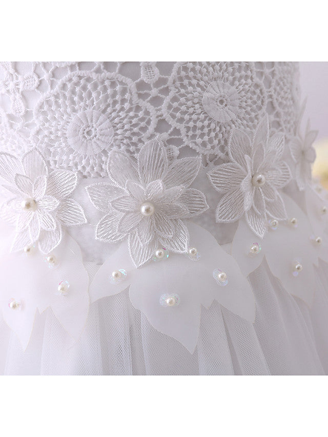 Beading & Appliques Princess Short Length Wedding / Birthday Dress