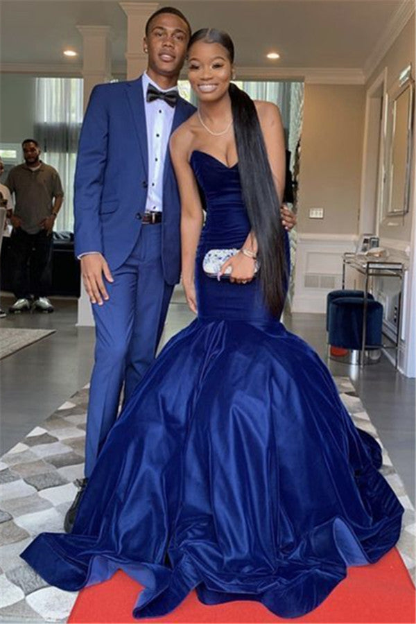 New Men's Navy Blue Two-Piece Wedding Suit from Wearhouse