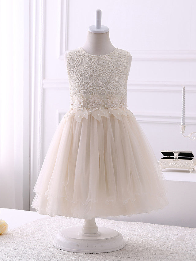 Beading & Appliques Princess Short Length Wedding / Birthday Dress