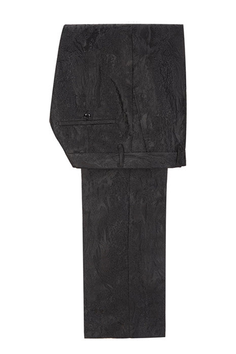David's Stylish Black Best Wedding Suit 2022: Peaked Lapel Double Breasted