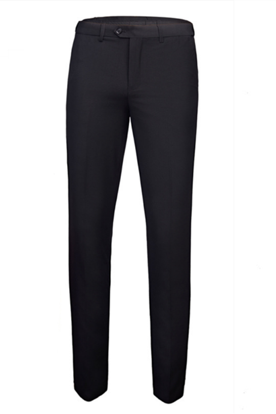 Nathanael Handsome Black 3-Piece Jacquard Peaked Lapel Wedding Groom Suit Online